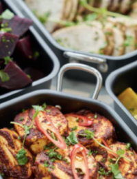 hot food counter dishes