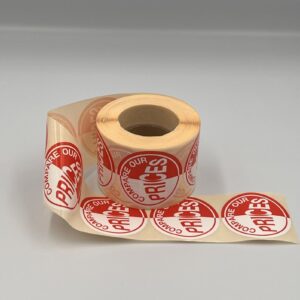 Compare Our Prices Labels