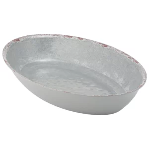 TGY16312 Grey Casablanca Melamine Dish 420x280x70mm 3.8L