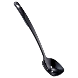 TB103N Black Melamine Perforated Spoon 250mm 25ml
