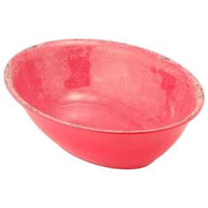 TR1638 Red Oval Casablanca Melamine Dish 210x280x70mm 1.5L