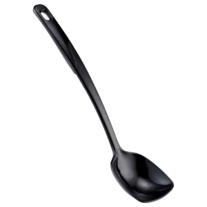 TB106N Black Melamine Solid Spoon 310mm