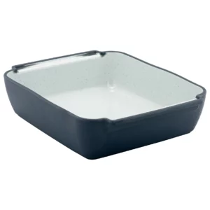 TBL4612 Steel Blue Marl Melamine 1/2 size Crock 325x265x80mm