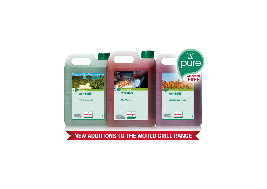 Discover the 3 NEW flavours from Verstegen World Grill